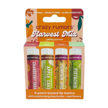 Load image into Gallery viewer, Crazy Rumors - Harvest Mix  -  4 Pack Lip Balm Gift Box (Limited Edition)
