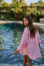 Load image into Gallery viewer, By Together - L8287 | Woven Cotton Polyester Striped Buttondown Shirt