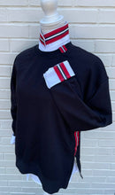 Load image into Gallery viewer, Pearly Vine - Casie 2 - White Ox w/Red, White & Black  Stripe Ribbon