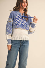 Load image into Gallery viewer, Nordic Sweater - Blue