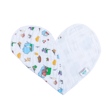 Load image into Gallery viewer, Baby Burp Cloth & Bib Combo: Wisconsin