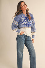 Load image into Gallery viewer, Nordic Sweater - Blue