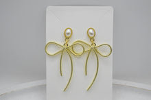 Load image into Gallery viewer, The Adorned Fox - Bow Earrings, Classic, Neutral, Trendy, Coquette