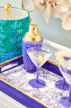 Load image into Gallery viewer, Lilly Pulitzer by Lifeguard Press - Cocktail Shaker, Blue Stream Hobnail