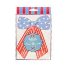Load image into Gallery viewer, My Mind’s Eye - BAM1202 - Stars and Stripes Bow Banner