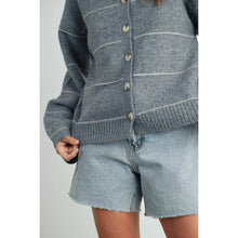 Load image into Gallery viewer, BUTTERMELON - Button Front Striped Cardigan - BMC7580