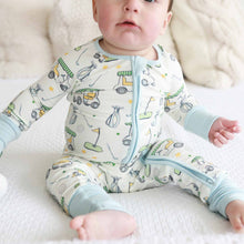 Load image into Gallery viewer, Country Club Cuties Convertible Zip Romper | Blue