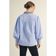 Load image into Gallery viewer, STYLE USA - Embroidery Accent Shirt