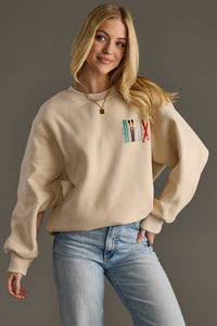Panache Apparel Co. - Tan Apres Ski Club Sweatshirt