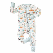 Load image into Gallery viewer, Paddle Pups Convertible Zip Romper
