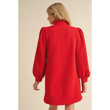 Load image into Gallery viewer, Textured dress : Red