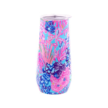 Load image into Gallery viewer, Lilly Pulitzer by Lifeguard Press - Stainless Steel Champagne Flute, Splendor in the Sand