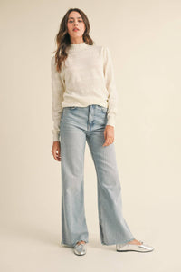Lightweight Mockneck Sweater