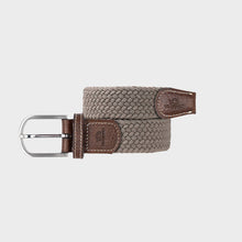 Load image into Gallery viewer, BILLYBELT - Beige Taupe Braided Elastic Belt