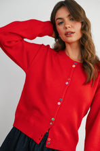 Load image into Gallery viewer, BUTTERMELON - Long Sleeve Buttoned Cropped Cardigan - BMC7906