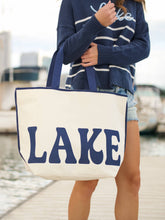 Load image into Gallery viewer, "LAKE" TOTE,IVORY
