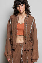 Load image into Gallery viewer, Vintage Washing Solid Laser Cut Thermal Knit Hoodies Top