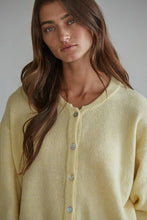 Load image into Gallery viewer, By Together - W2536 | Knit Polyester Acrylic Sweater Crew Neck Cardigan