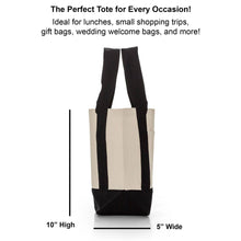 Load image into Gallery viewer, Sockprints - Mini Iconic Shopping Bag with Trim - Add Your Own Design