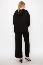 Load image into Gallery viewer, Joh Apparel - Francine French Scuba Pearl Hoodie: Burnt Orange / XS / 7425FT
