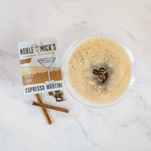 Load image into Gallery viewer, Noble Mick's - Craft Beverage Company - Dirty Chai Espresso Martini Single Serve Craft Cocktail
