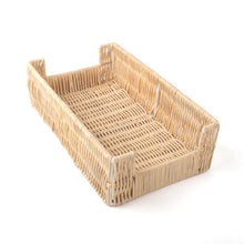 Load image into Gallery viewer, Natural Rattan Guest Towel Tray