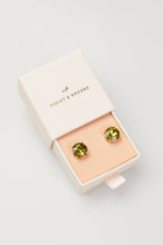 Load image into Gallery viewer, Violet &amp; Brooks - Casey Round Crystal Post Earrings