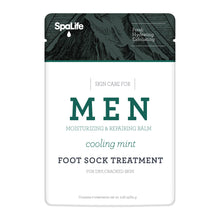 Load image into Gallery viewer, My Spa Life - Men's Cooling Mint Moisturizing Foot Sock Treatment