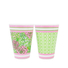 Load image into Gallery viewer, Lilly Pulitzer by Lifeguard Press - Pool Cups, Lime Feeling Good