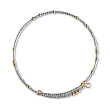 Load image into Gallery viewer, Lenny &amp; Eva - Confetti Beaded Bangle-Silver, Adjustable  Bracelets