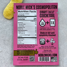 Load image into Gallery viewer, Noble Mick's - Craft Beverage Company - Cosmopolitan Single Serve Craft Cocktail