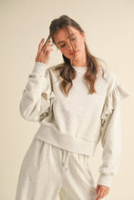 Load image into Gallery viewer, Ruffled Detail Sweatshirt