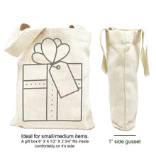 Load image into Gallery viewer, Sockprints - Mini Canvas Bag- Add Your Own Design