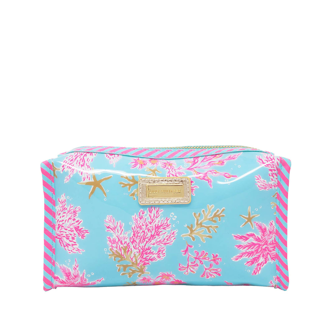 Lilly Pulitzer - Pencil Pouch, Royal Coral