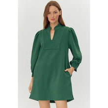 Load image into Gallery viewer, Textured dress: Green