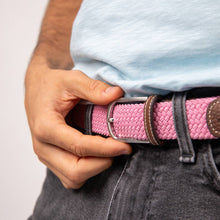 Load image into Gallery viewer, BILLYBELT - Elastic Braided Belt Misty Rose