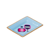 Load image into Gallery viewer, Pickleballs Enameled Landry Tray - Light Blue