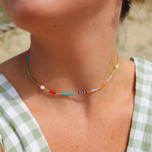 Pineapple Island - Beaded Necklace