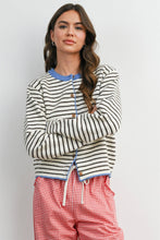 Load image into Gallery viewer, BUTTERMELON - Sailor Stripe Cardigan-BMC8385