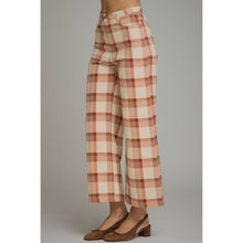 Load image into Gallery viewer, STYLE USA - NEW Plaid wide leg pants