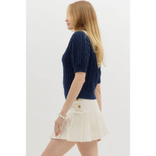 Load image into Gallery viewer, STYLE USA - Solid sweater cable knit top