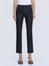 Load image into Gallery viewer, VERVET by FLYING MONKEY - HIGH RISE COATED ANKLE SLIM STRAIGHT JEANS T6040