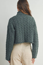 Load image into Gallery viewer, BUTTERMELON - Thick Braid With Turtle Neck Long-Sleeve Sweater -  BMW7168
