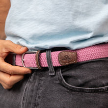 Load image into Gallery viewer, BILLYBELT - Elastic Braided Belt Misty Rose