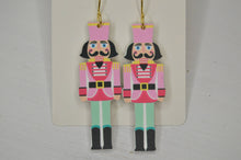 Load image into Gallery viewer, The Adorned Fox - Nutcracker Earrings, Christmas Earrings, Acrylic Earrings