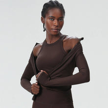 Load image into Gallery viewer, Sodalemon - Women High-Neck Waist-Shaping Yoga Running Workout Jacket