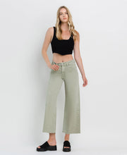 Load image into Gallery viewer, Vervet by Flying Monkey High Rise Wide Leg Jeans - Swamp