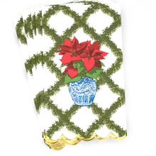 Load image into Gallery viewer, 8 Oak Lane - Poinsettias Paper Guest Towel Packs