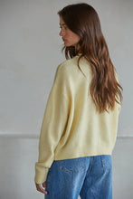 Load image into Gallery viewer, By Together - W2536 | Knit Polyester Acrylic Sweater Crew Neck Cardigan