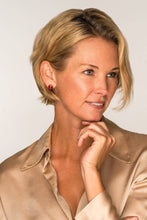 Load image into Gallery viewer, Violet &amp; Brooks - Casey Round Crystal Post Earrings